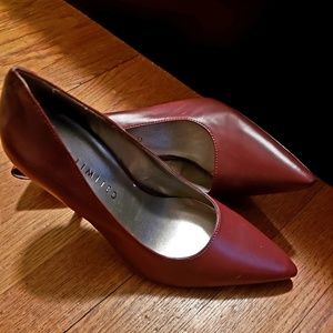 Dark Red Heels Size 7